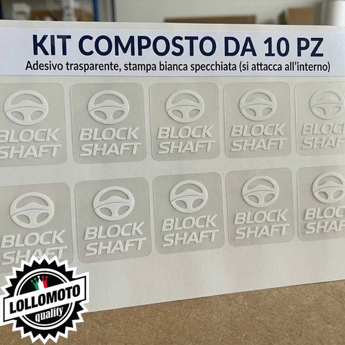 10pz adesivi antifurto - 10pz,