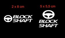 4X Adesivi Block Shaft adesivo