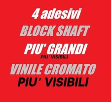 4 ADESIVI  BLOCK SHAFT IN