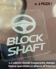 2 N° adesivi block shaft