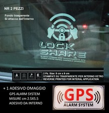 2 Adesivi antifurto allarme