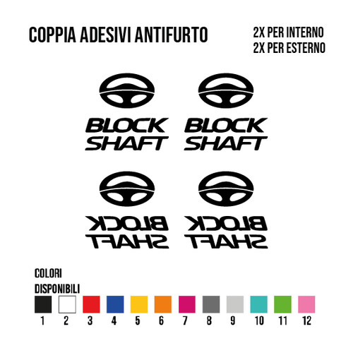 Adesivo blockshaft - 4x,