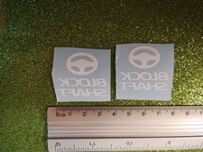 Set  4 Adesivi Vinile Bianco