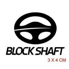 4X Stickers BLOCK SHAFT